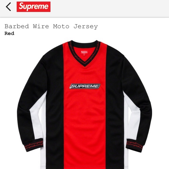 supreme moto jersey